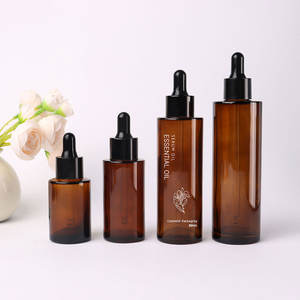 Flaconi in Vetro Ambrato Vuoti per Cosmetici e Sieri con Logo Personalizzato, 30ml 50ml 100ml 1oz 2oz, con Contagocce e Confezione Regalo Magnetica - Product Image 3