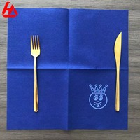 Serviettes Carrées 4040cm Papier Linge Sensation Serviettes Personnalisées Avec Logo Serviettes De Restaurant En Papier Airlaid