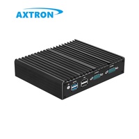 Mini PC industriel Axtron 12 cœurs, 2 LAN, 4 USB, 2 COM, N2840, DDR3 4G, WiFi, sans ventilateur, pour Linux et Android, neuf