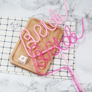 Pailles en forme de gourde DD1950 flexibles pour mariage, fiançailles, fête prénuptiale, fournitures de fête, décorations réutilisables, vente en gros - Product Image 3