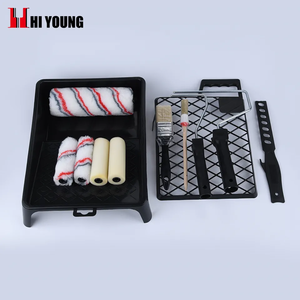 Kit d'outils pour peintre avec <span class=keywords><strong>rouleau</strong></span> à <span class=keywords><strong>peinture</strong></span> et ruban de <span class=keywords><strong>masquage</strong></span> et bâton en plastique - Product Image 3