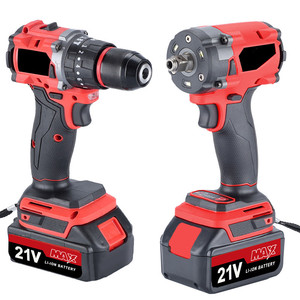 21V Cordless Electric Drill And Impact Wrench Kit With Li-Ion Battery For DIY And Construction - Product Image 4