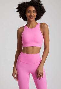 ヨガブラカスタムジムトレーニング服服ナイロンスパンデックスCrpoトップ女性<span class=keywords><strong>Xxx</strong></span>セクシーイメージブラヨガブラ中国製 - Product Image 3