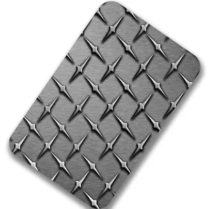티어 드롭 다이아몬드 스테인레스 스틸 체크 무늬 시트 304 316 체크 무늬 강판 장식 스테인레스 스틸 양각 시트
