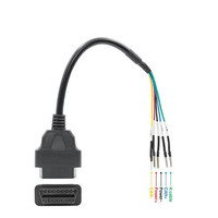 Probador de Línea OBD Hembra de 16 Pines (Línea K) para Detector de Computadora de Automóvil