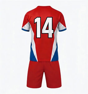 Maillots de football personnalisés, design sur mesure, teinture unie, découpe automatisée, respirants, anti-transpiration, maillots de football personnalisés F00 - Product Image 4
