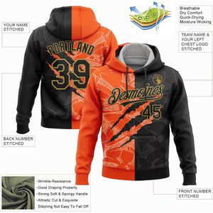 Fanscustom Toronto Team Name Personalized Baseball <b>Pullover</b> Sweatshirt Jerseys <b>Men</b> Women Youth Custom Sports Uniforms Hoodies - Product Image 3