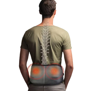Kingworth 3 en 1, triple acción, dolor muscular, calambres, terapia de calor, soporte <span class=keywords><strong>Lumbar</strong></span> para la espalda, masajeador corporal, función calentada, cinturón de masaje - Product Image 4