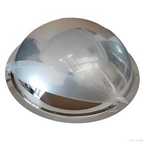 <span class=keywords><strong>Miroir</strong></span> dôme convexe en acrylique pleine épaisseur Toptrend, diamètre 48 cm, <span class=keywords><strong>grand</strong></span> angle 360 degrés, effet fisheye, pour sécurité intérieure, service de découpe/moulage - Product Image 3