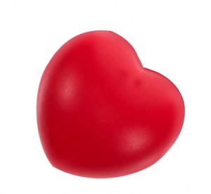 Balle anti-stress en PU en forme de coeur avec logo personnalisé Peluche promotionnelle pour soulager la pression - Product Image 3