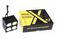 Lampu Kabut Motor LED Dual Color 900W Daya Tinggi, Lampu Depan, Lampu Utama, Lampu Bantu LED untuk Offroad