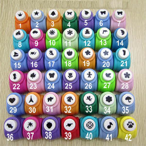 Perforadora Artesanal para Tarjetas, Cortador de Papel para Manualidades, Mini Dispositivo de Repujado, Perforadora de Papel para Niños - Product Image 1