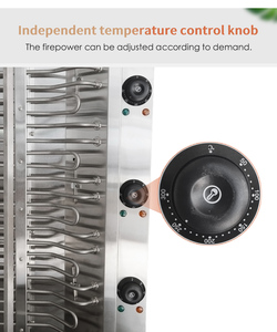 Parrilla Eléctrica para Shawarma de Venta Caliente con Calentamiento Rápido y Control de Temperatura Ajustable, Apta para Carne de Res - Product Image 6