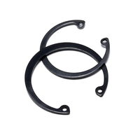 DIN472 65Mn/Stainless Steel Internal Circlips Retaining Rings with Black Finish for Heavy Industry Applications