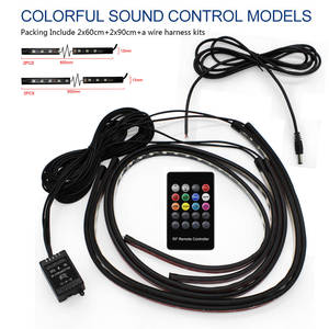 Kit de lumières LED sous le véhicule, lumières de bande RGB à changement de couleur, contrôle par application, lumières sous le véhicule - Product Image 6