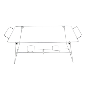 Khách sạn phục vụ gấp tự chọn hiển thị đứng chafer món ăn khung thực phẩm ấm đứng dùng một lần dây có thể gập lại chafing món ăn giá - Product Image 1