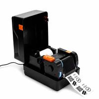 Impresora de Etiquetas de Códigos de Barras de Transferencia Térmica de 4 Pulgadas y 203dpi para Logística de Envío, Fabricación de Etiquetas de Almacén