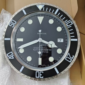 Orologio da Parete Luminoso di Lusso Interamente in Metallo con Data Marchio all'Ingrosso per Arredamento <span class=keywords><strong>Casa</strong></span> - Product Image 2
