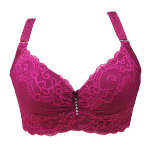 Bralette con aros y encaje para mujer, talla grande, push-up, ecológico, transpirable, copa 3/4, tirantes convertibles, lencería sexy - Product Image 6