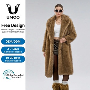 <span class=keywords><strong>Cappotto</strong></span> Lungo <span class=keywords><strong>in</strong></span> Ecopelliccia Goffrata Spessa da <span class=keywords><strong>Donna</strong></span> Autunno Inverno Stile Europeo Americano <span class=keywords><strong>con</strong></span> Collo Risvoltato - Product Image 1