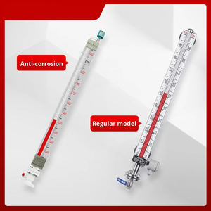 מד גובה מים מגנטי <span class=keywords><strong>UHZ</strong></span> עם צף, עשוי פלסטיק PP ופלדת אל-חלד 304, עם שידור מרחוק והתקנה עליונה - Product Image 2