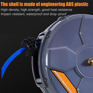 ท่อรดน้ำแบบม้วนเก็บอัตโนมัติติดผนัง <span class=keywords><strong>ขนาด</strong></span> 12 มม. ผลิตจาก PE ทนการกัดกร่อน สำหรับใช้ในสวน ขายส่ง - Product Image 3