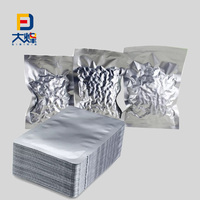 Prix d'usine feuille d'aluminium personnalisée emballage sous vide cornue sac 3 côté joint cornue pochette pour emballage alimentaire