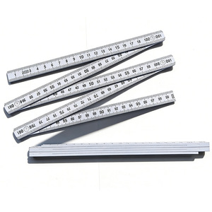 Règle pliable de 1 mètre, outil de mesure en plastique à 5 plis avec fibre de verre renforcée et échelle gravée au laser pour une utilisation de précision - Product Image 4
