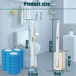 <span class=keywords><strong>Brosse</strong></span> WC murale multifonctionnelle avec support pour éponge et <span class=keywords><strong>brosse</strong></span> à long manche - Product Image 2