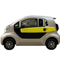 Mini Coche Eléctrico de Lujo con Arranque de un Clic, Baja Velocidad, 1500W, 2 Puertas, Puertas Eléctricas, Vehículo de Nueva Energía para Adultos, Ideal para Turismo Panorámico