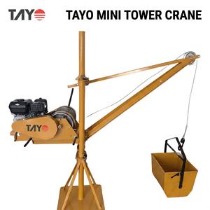 Grúa de Elevación Mini de 100 kg con Motor, Suministro Directo de Fábrica TAYO, Altura de Elevación de 18 m y Fácil Mantenimiento - Product Image 1