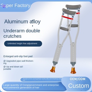 Bastone da passeggio 3 in 1 in lega di alluminio per <span class=keywords><strong>giovani</strong></span> e anziani, leggero, antiscivolo, anti-caduta, con assorbimento degli urti - Product Image 4