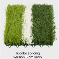 체육관 바닥에 녹색 잔디 미끄럼 방지 불연성 품질 보증 3-5 년 가짜 잔디 야외 인공 식물