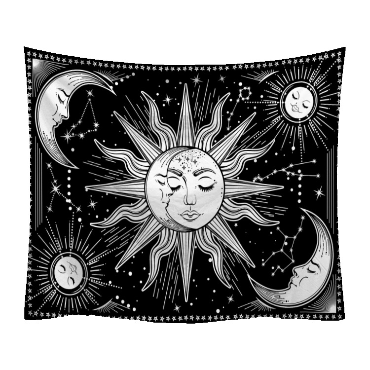 Украшение для дома на заказ, богемный психоделический Браво, настенный тканевый гобелен