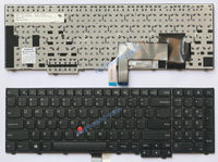 Keyboard Tata Letak AS Grosir untuk Lenovo ThinkPad E531 E540 L540 T540P T550 T560 P50S, Keyboard Tanpa Lampu Latar dengan TrackPoint Baru