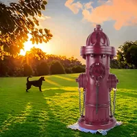 Bouche d'incendie pour grand chien-Statue de cour pour l'entraînement et la décoration