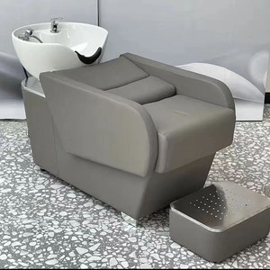 Modern Durable Shampoo Bed Hair Salon Beauty Salon Special Shampoo Chair Salon Furniture <b>Synthetic</b> <b>Leather</b> - Product Image 3