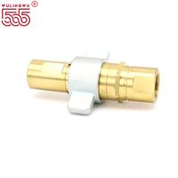 Acoplamiento de Manguera Hexagonal de Latón Forjado de Alta Presión, Tipo Rosca NPT, Conector de Alta Resistencia para Sistemas de Aceite, Resistente a la Corrosión Química