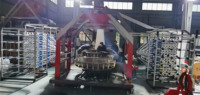 Système de tissage circulaire à grande vitesse et à économie d'énergie à 6 navettes pour la production de sacs tissés en PP et HDPE