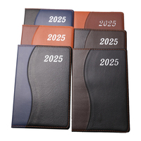 Agenda Agenda Agenda A5 personnalisé de 200 pages avec couverture en cuir PU, couverture rigide, couture hebdomadaire en selle, idée cadeau