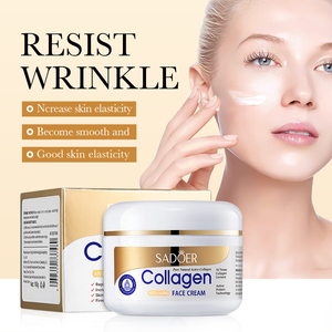 Crème pour le visage au collagène SADOER nourrissante anti-rides et anti-âge, 100g, vente en gros, pour le soin de la peau - Product Image 1