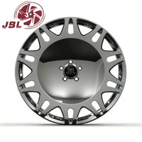 16-24 Inch Monoblock Forged Wheels Mirror Chrome Deep Dish Triangle Hollow Spoke 5x112 5x120 VIP Luxury Sedan SUV Tuning
