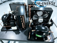 Unité de condensation refroidie par air Com-Energy 0,75 CV avec compresseur Secop pour chambre froide à température moyenne à élevée, réfrigération commerciale
