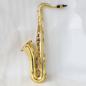 Saxofón <span class=keywords><strong>tenor</strong></span> Cuerpo <span class=keywords><strong>de</strong></span> latón Lacado dorado Sin alto F # Llave <span class=keywords><strong>Boquilla</strong></span> <span class=keywords><strong>de</strong></span> latón Se puede seleccionar Saxofón <span class=keywords><strong>tenor</strong></span> <span class=keywords><strong>de</strong></span> alto nivel OEM - Product Image 2