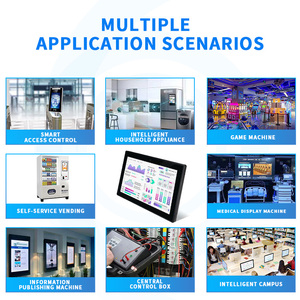 Industrieller Touchscreen-Monitor 7-19 "500 Nits Helligkeit PCAP <span class=keywords><strong>Touch</strong></span> IP65 Metall offener Rahmen für die Herstellung von HMI - Product Image 6