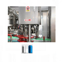 Jus de boisson carbonatée à petite échelle de haute technologie boisson énergisante bière vin ligne de production de machine de remplissage de boîte de conserve en aluminium