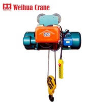 WEIHUA Pont roulant Double vitesse 1t câble métallique palan électrique hauteur de levage 5m