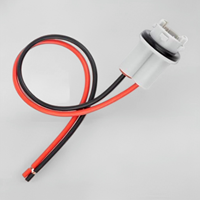 Connecteur 2 broches 912 921 avec faisceau de câblage pour douille d'ampoule à contact en cuivre, faisceau de câblage de feu arrière et de clignotant, 12V 2A, compatible Chevy et Hyundai