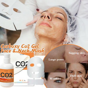 <span class=keywords><strong>S</strong></span> coréen Carboxy CO2 thérapie visage et cou masque ensemble hydratant oxygène carboxythérapie soin feuille masque Anti-âge pores resserrement - Product Image 1