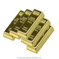 Desain Terbaru Batangan Emas 4GB8GB16GB USB Flash Memory Flashdisk Logam Emas USB Stick USB Flash Drive